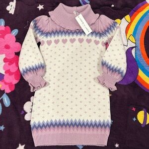 Janie & Jack Sweater Dress - Size 3